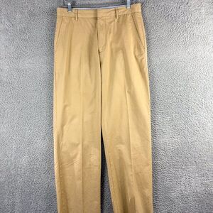 Banana Republic Straight Dress Chino Pants Mens‎ 32 Tan Slacks Office 32x33